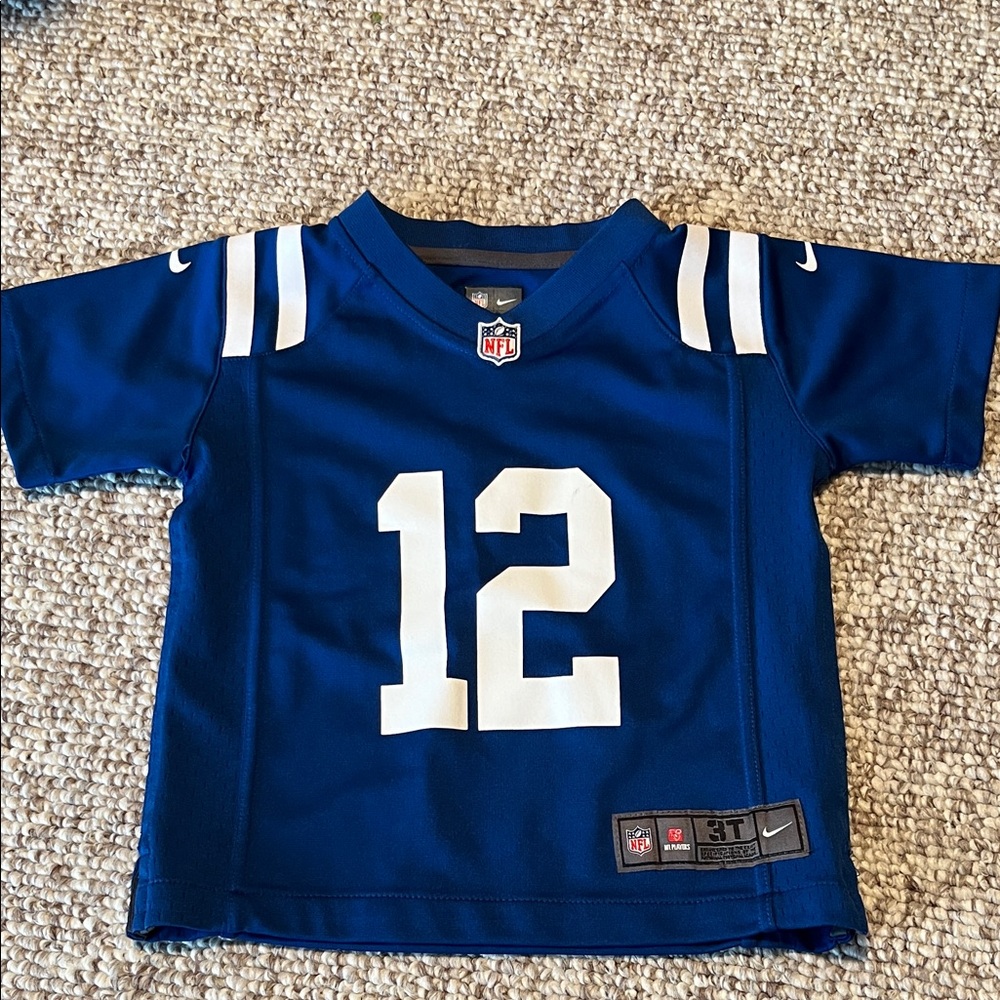 Nike Kids Colts Blue and White Jersey